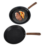 Round Grill Pan Universal Non Stick Multifunctional Flat Bottom Frying Pan for Breakfast - Extra Image