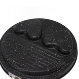 Egg Steak Divided Frying Pan 3 in 1 Multifunctional Prevent Stick Egg Beef Steak Cooker Pan for Home