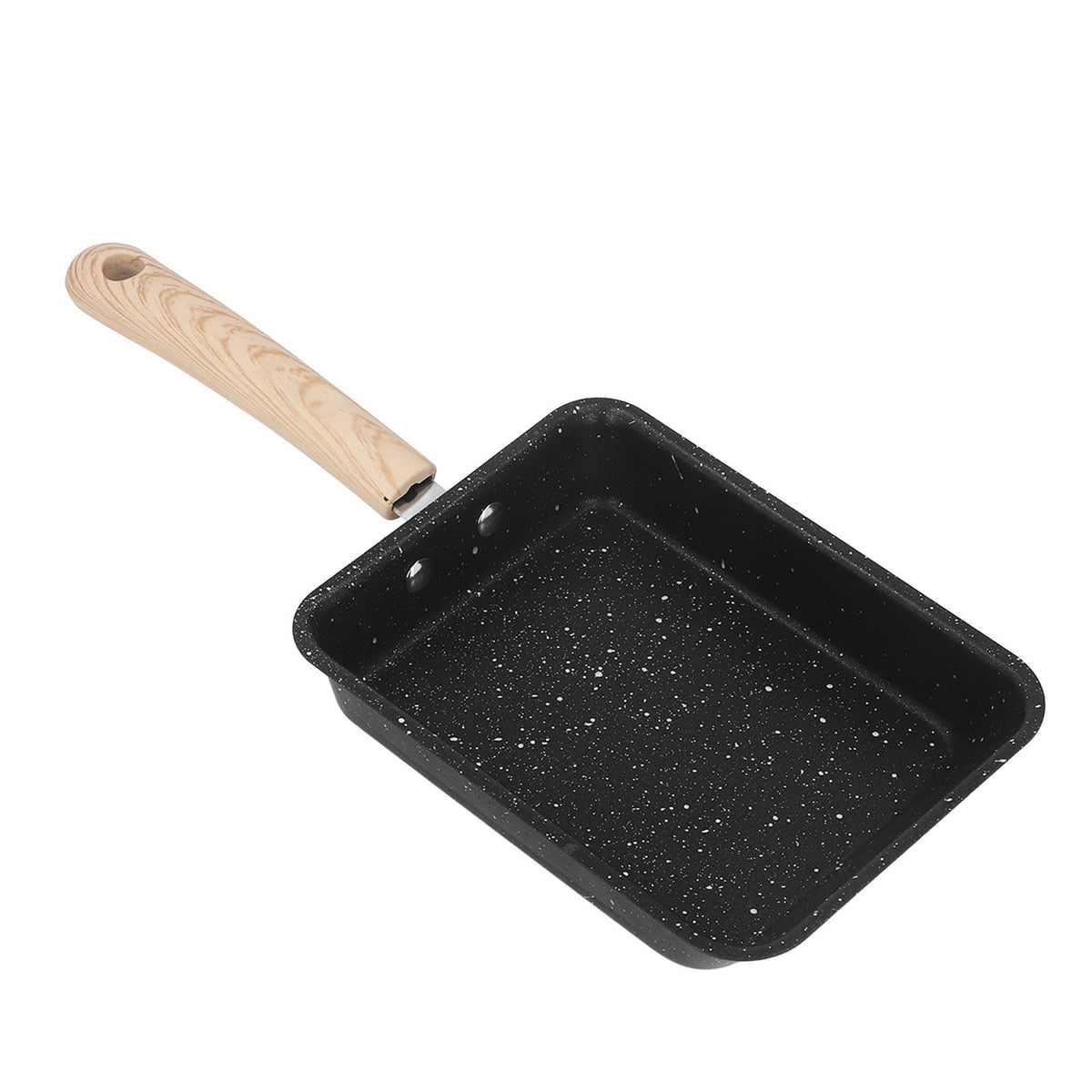 Frying Pan Iron Non Stick Coating Square Thick Multifunction Japanese Omelette Pan for Home Kitchen Tool