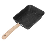 Frying Pan Iron Non Stick Coating Square Thick Multifunction Japanese Omelette Pan for Home Kitchen Tool