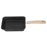 Frying Pan Iron Non Stick Coating Square Thick Multifunction Japanese Omelette Pan for Home Kitchen Tool - Low Angle