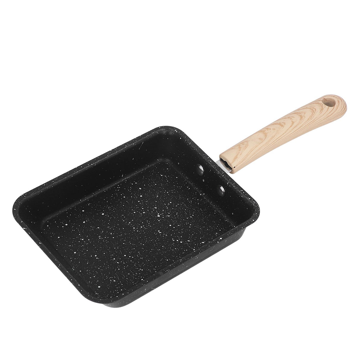 Frying Pan Iron Non Stick Coating Square Thick Multifunction Japanese Omelette Pan for Home Kitchen Tool