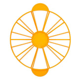 Cake Portion Marker Food Grade Round 10/12 Piece Cake Slice Marker Equal Portion Cutter Bread Cake Divider Baking Tool Yellow 126g/4.4oz（280） - Side View
