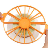 Cake Portion Marker Food Grade Round 10/12 Piece Cake Slice Marker Equal Portion Cutter Bread Cake Divider Baking Tool Yellow 126g/4.4oz（280） - 45-Degree Angle