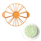 Cake Portion Marker Food Grade Round 10/12 Piece Cake Slice Marker Equal Portion Cutter Bread Cake Divider Baking Tool Yellow 126g/4.4oz（280）