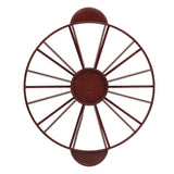 Cake Portion Marker Food Grade Round 10/12 Piece Cake Slice Marker Equal Portion Cutter Bread Cake Divider Baking Tool Dark Red (Brown) 126g/4.4oz（280）