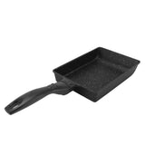 Rectangular Frying Pan Thickened Aluminum Alloy Nonstick Coating Cooking Pan for Steak Egg Roll - Front View