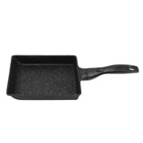 Rectangular Frying Pan Thickened Aluminum Alloy Nonstick Coating Cooking Pan for Steak Egg Roll - Top-Down View