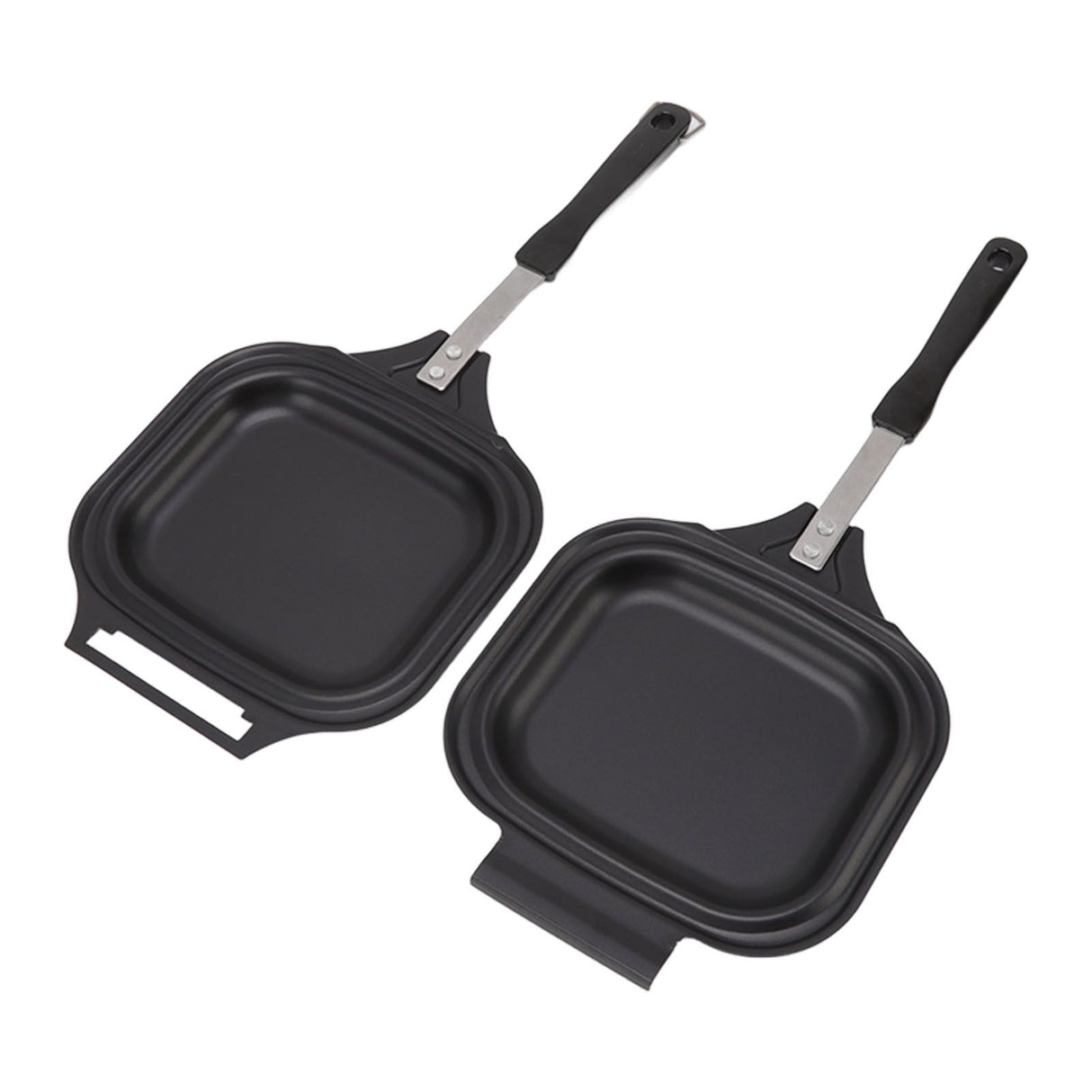Frying Pan Even Heating Easy Cleaning Double Sided Iron Pancake Pan for Restaurants Home