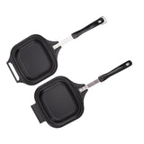 Frying Pan Even Heating Easy Cleaning Double Sided Iron Pancake Pan for Restaurants Home