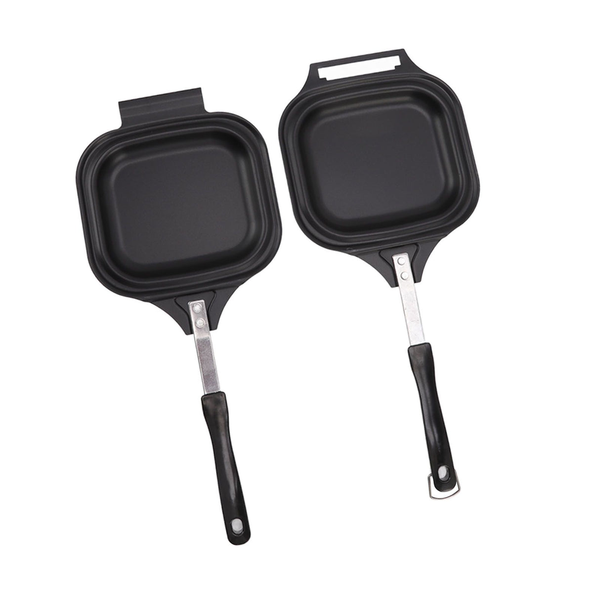 Frying Pan Even Heating Easy Cleaning Double Sided Iron Pancake Pan for Restaurants Home