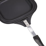 Frying Pan Even Heating Easy Cleaning Double Sided Iron Pancake Pan for Restaurants Home