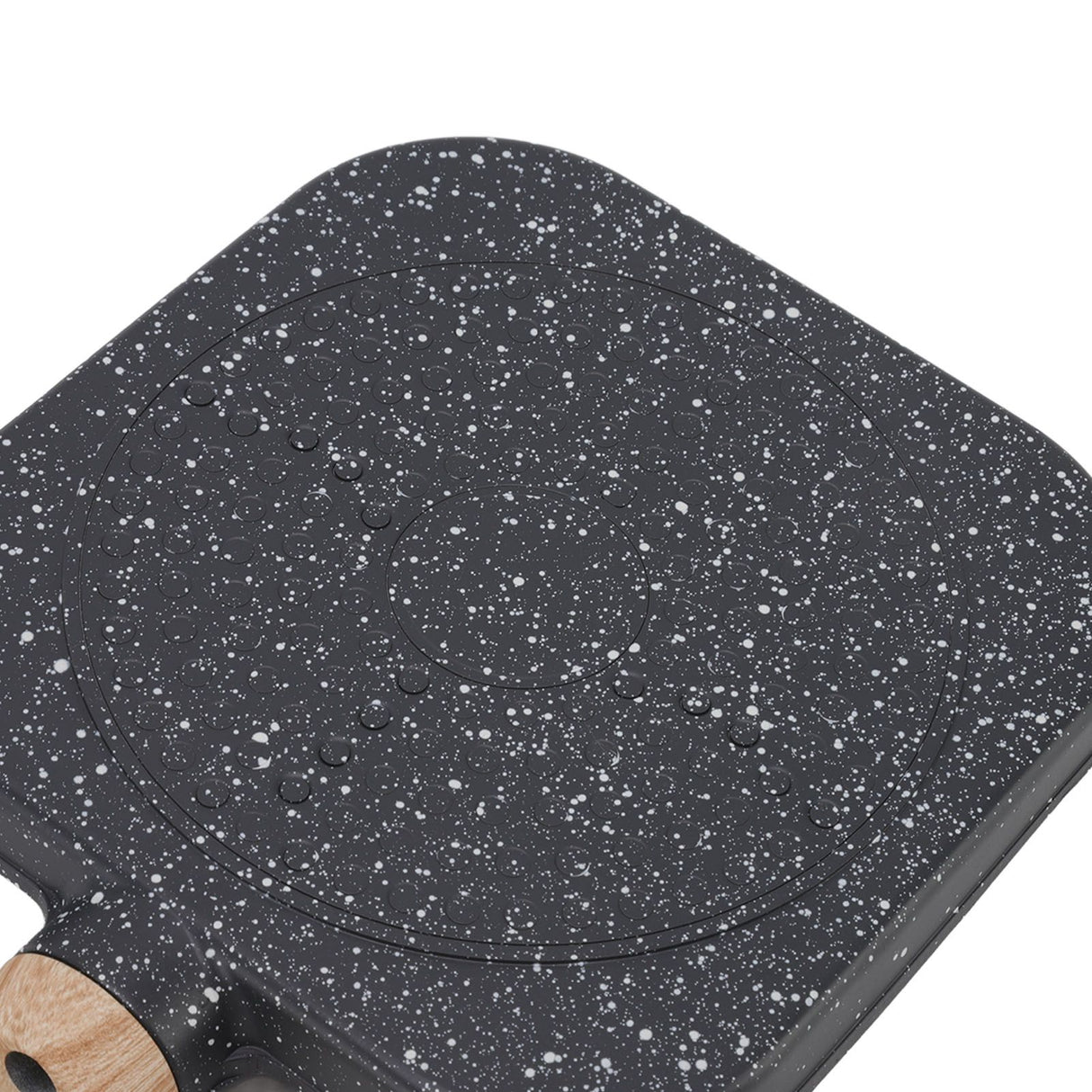 3 in 1 Breakfast Pan Prevents Stick Heat Resistant Divided Grill Frying Pan for Gas Stove Induction Cooker