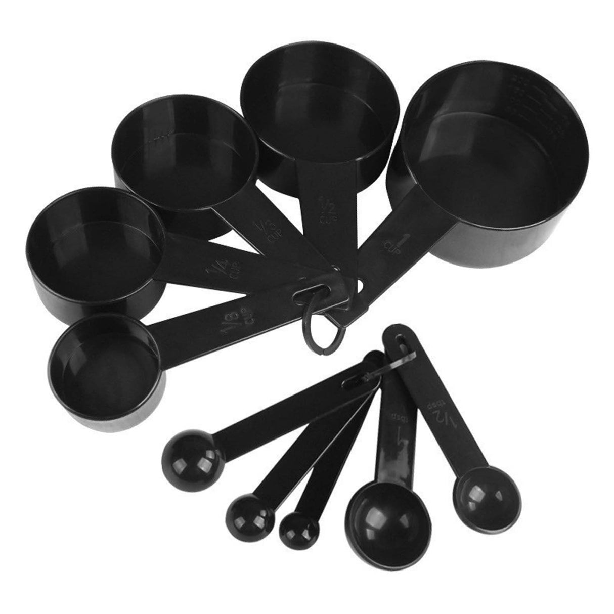 10Pcs Measuring Spoon Set Safe Durable PP Baking Measuring Spoons for Kitchen Gadgets