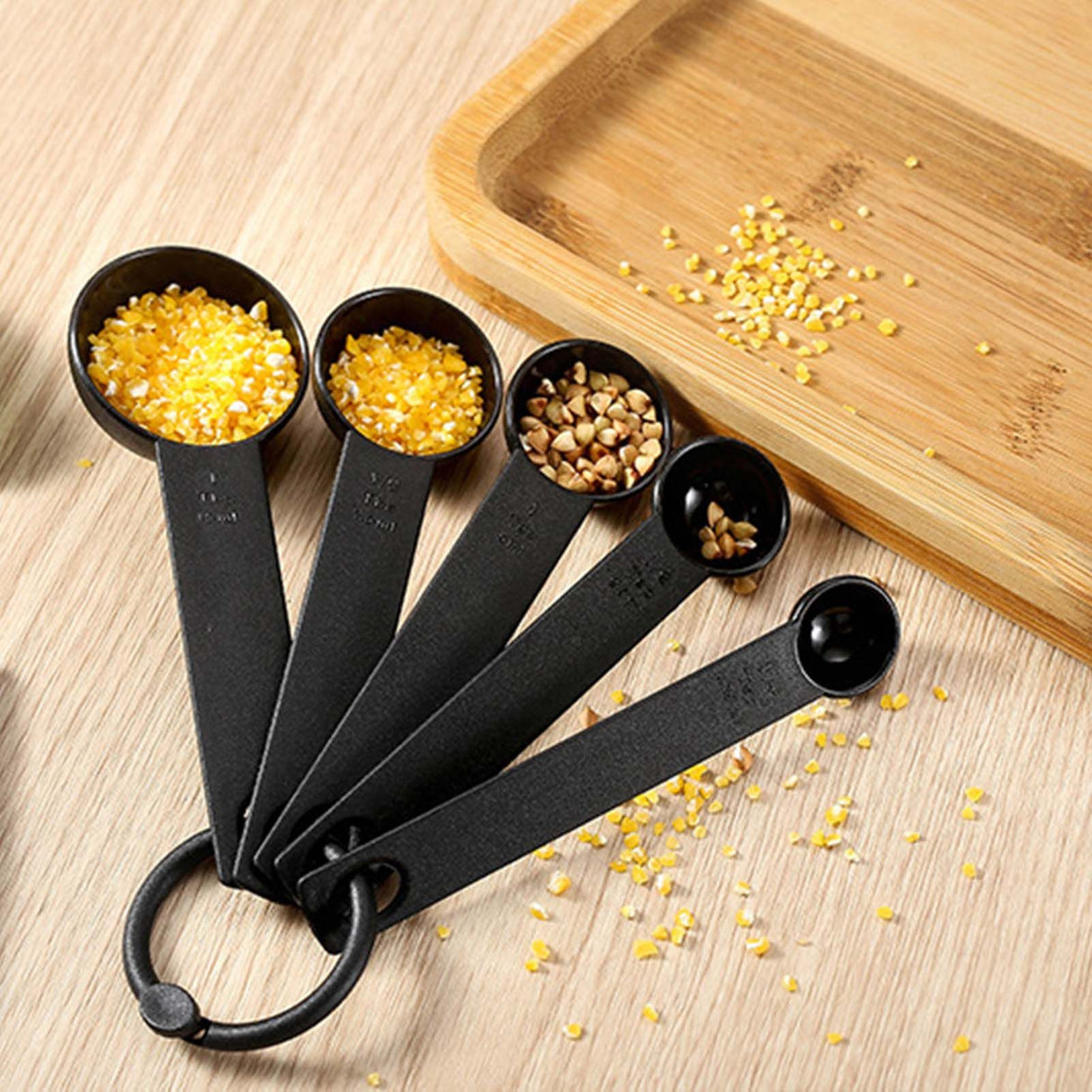 10Pcs Measuring Spoon Set Safe Durable PP Baking Measuring Spoons for Kitchen Gadgets