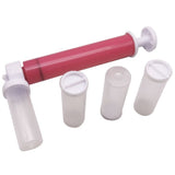 Manual Cake Airbrush Multipurpose Cake Decorating Airbrush with 4 Empty Bottles for Bakery Decoration