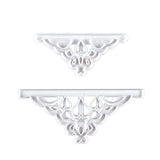 2 Pcs Crown Cutters Set Princess Crown Mold Tiara Cutter Cake Decorating Mold for DIY Birthday Party Dinner