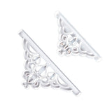 2 Pcs Crown Cutters Set Princess Crown Mold Tiara Cutter Cake Decorating Mold for DIY Birthday Party Dinner - Rear View