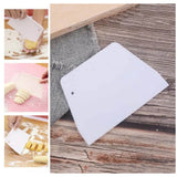 19.3x12.7cm Dough Scraper ABS Multifunction Trapezoid Large Dough Cutter Chopper for Kitchen