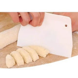 19.3x12.7cm Dough Scraper ABS Multifunction Trapezoid Large Dough Cutter Chopper for Kitchen