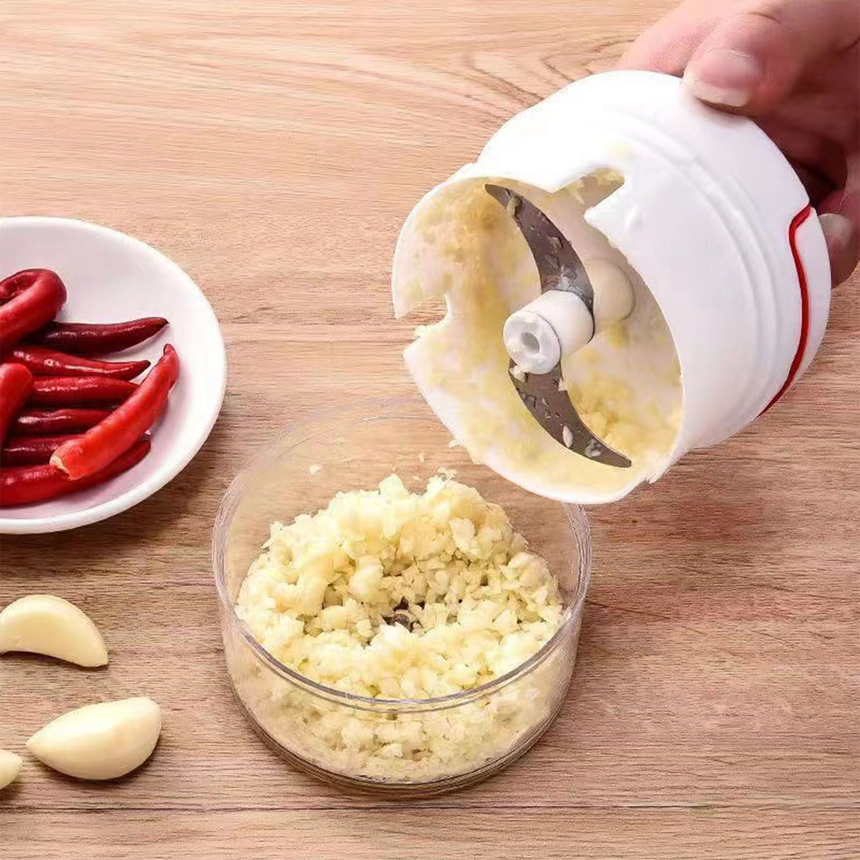 Garlic Chopper Garlic Crusher Press Stainless Steel for Cooking Tool Kitchen Gadgets Garlic Masher