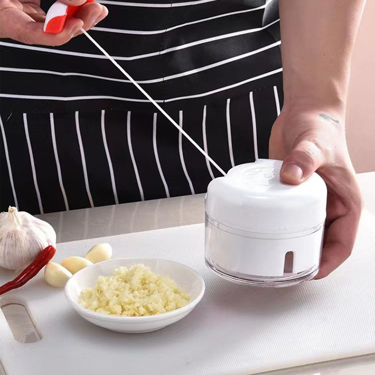 Garlic Chopper Garlic Crusher Press Stainless Steel for Cooking Tool Kitchen Gadgets Garlic Masher