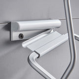 Pot Lid Holder Drilling Free Wall Mounted Space Saving Aluminium Hand Polishing Rustproof for Kitchen 3 Layer