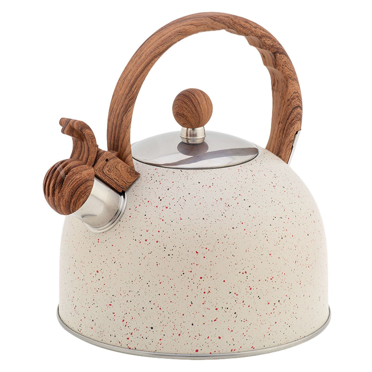 2.5L Whistling Tea Kettle Stovetop Food Grade Stainless Steel Tea Pots for Kitchen Hotel