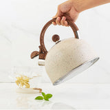 2.5L Whistling Tea Kettle Stovetop Food Grade Stainless Steel Tea Pots for Kitchen Hotel