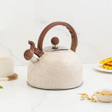2.5L Whistling Tea Kettle Stovetop Food Grade Stainless Steel Tea Pots for Kitchen Hotel