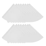 100 Pieces Filter Cone Coffee Filters 2 to 4 Cup Natural Disposable Coffee Filter Paper for Home Cafe - Top-Down View