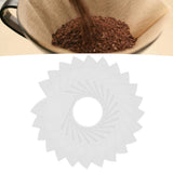100 Pieces Filter Cone Coffee Filters 2 to 4 Cup Natural Disposable Coffee Filter Paper for Home Cafe
