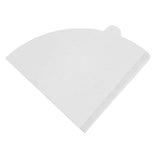100 Pieces Filter Cone Coffee Filters 2 to 4 Cup Natural Disposable Coffee Filter Paper for Home Cafe - Close-Up Angle
