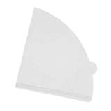 100 Pieces Filter Cone Coffee Filters 2 to 4 Cup Natural Disposable Coffee Filter Paper for Home Cafe - Low Angle