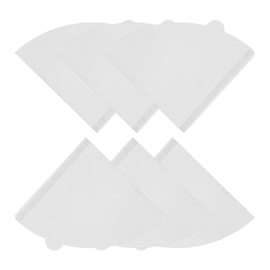 100 Pieces Filter Cone Coffee Filters 2 to 4 Cup Natural Disposable Coffee Filter Paper for Home Cafe