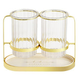 Chopsticks Drying Holder Iron PET Transparent Chopsticks Drying Caddy for Spoons Kitchen Platinum