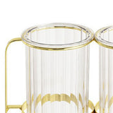 Chopsticks Drying Holder Iron PET Transparent Chopsticks Drying Caddy for Spoons Kitchen Platinum