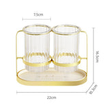 Chopsticks Drying Holder Iron PET Transparent Chopsticks Drying Caddy for Spoons Kitchen Platinum