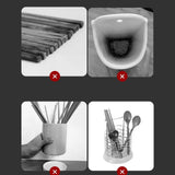 Wall Mounted Chopsticks Cage Home Multifunctional Dustproof Draining Cage Punch Free Tableware Storage Box Air Dried Blue