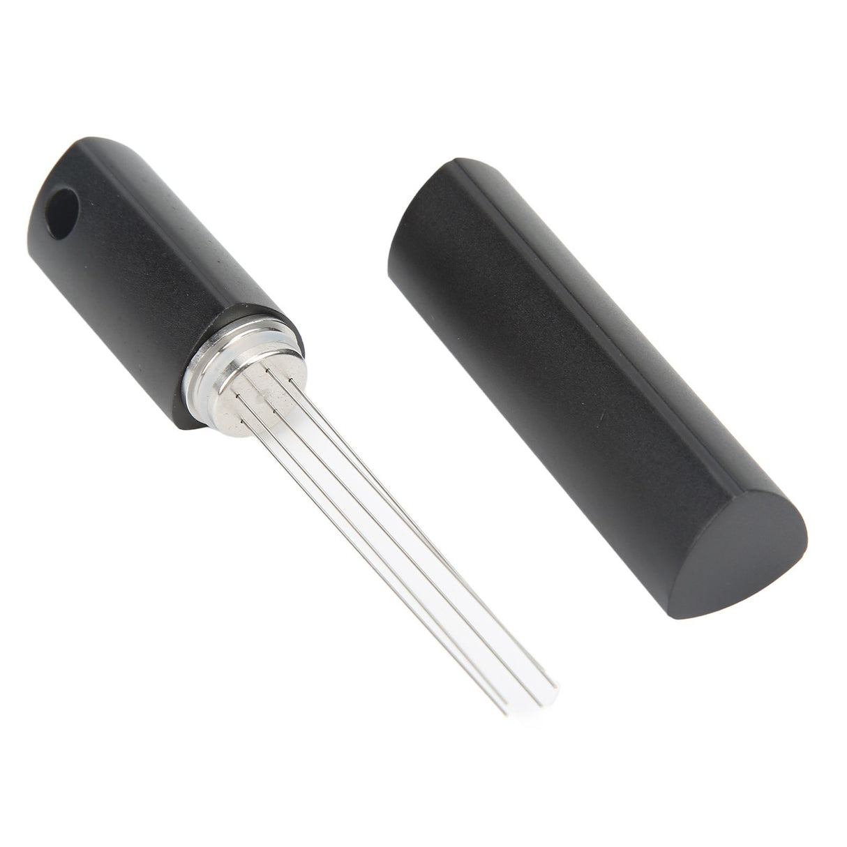 Coffee Stirrer Tool Stainless Steel Portable Coffee Needle Distributor For Italian Coffee Maker Black