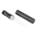Coffee Powder Stirring Needle Professional 304 Stainless Steel Coffee Stirring Tool with Cover for Coffee Distribution Black