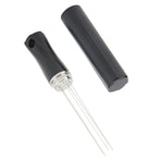 Coffee Powder Stirring Needle Professional 304 Stainless Steel Coffee Stirring Tool with Cover for Coffee Distribution Black