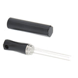 Coffee Powder Stirring Needle Professional 304 Stainless Steel Coffee Stirring Tool with Cover for Coffee Distribution Black