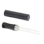 Coffee Powder Stirring Needle Professional 304 Stainless Steel Coffee Stirring Tool with Cover for Coffee Distribution Black