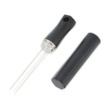 Coffee Powder Stirring Needle Professional 304 Stainless Steel Coffee Stirring Tool with Cover for Coffee Distribution Black