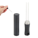 Coffee Powder Stirring Needle Professional 304 Stainless Steel Coffee Stirring Tool with Cover for Coffee Distribution Black - Extra Image