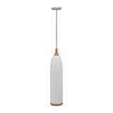 Household Electric Milk Frother Automatic Handheld Milk Foam Maker Coffee Stirring Bar Kitchen Drink Foamer White Coffee