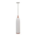 Household Electric Milk Frother Automatic Handheld Milk Foam Maker Coffee Stirring Bar Kitchen Drink Foamer White Coffee