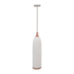 Household Electric Milk Frother Automatic Handheld Milk Foam Maker Coffee Stirring Bar Kitchen Drink Foamer White Coffee