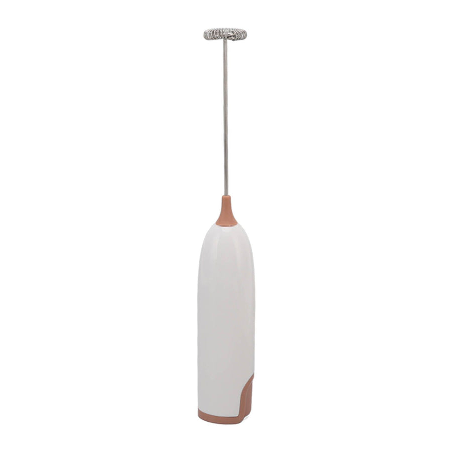 Household Electric Milk Frother Automatic Handheld Milk Foam Maker Coffee Stirring Bar Kitchen Drink Foamer White Coffee